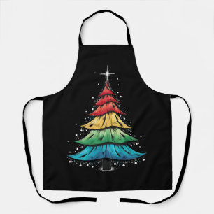LGBTQ Pride Rainbow Flag Gay Christmas Trees Gesch Schürze