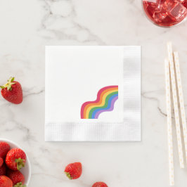 LGBTQ & Prix - Neapel für Regenbogendesign Serviette