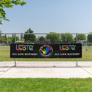 LGBTQ+ Pro-Life-Banner Banner