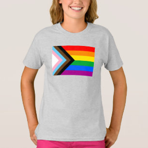 LGBTQ+ Progress Pride-Flagge T-Shirt