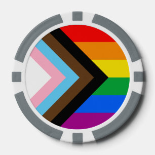 LGBTQ+ Progress Pride Pokerchips