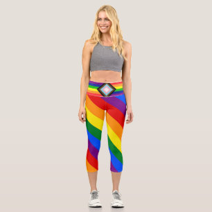 LGBTQ+ Progress Pride Trending Unisex Capri Leggin Leggings
