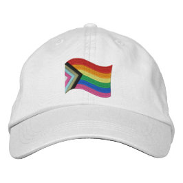 LGBTQ+ Progress Prilag Flag bestickt Baseball Ca Bestickte Baseballkappe