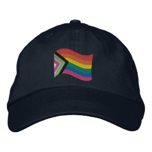 LGBTQ+ Progress Prilag Flag bestickt Baseball Ca Bestickte Baseballkappe