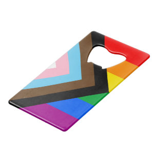 LGBTQ+ Progress Stolz Geldbeutel Flaschenöffner