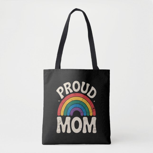 LGBTQ Proud Mama Gay Pride Rainbow Mother Day Tasche (Vorderseite)