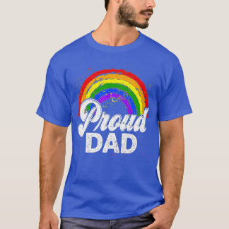 LGBTQ Proud Vater Gay Pride LGBT Ally Rainbow Vate T-Shirt