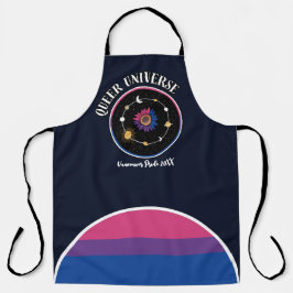 LGBTQ Quees Universum, Bisexuelle Flagge Sonnenblu Schürze