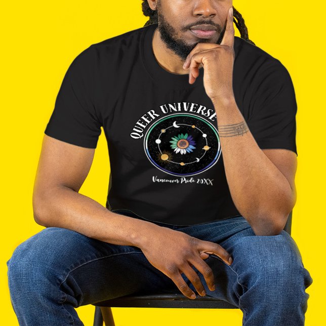 LGBTQ Quees Universum, Gay Flag Sonnenblume T-Shirt (Von Creator hochgeladen)