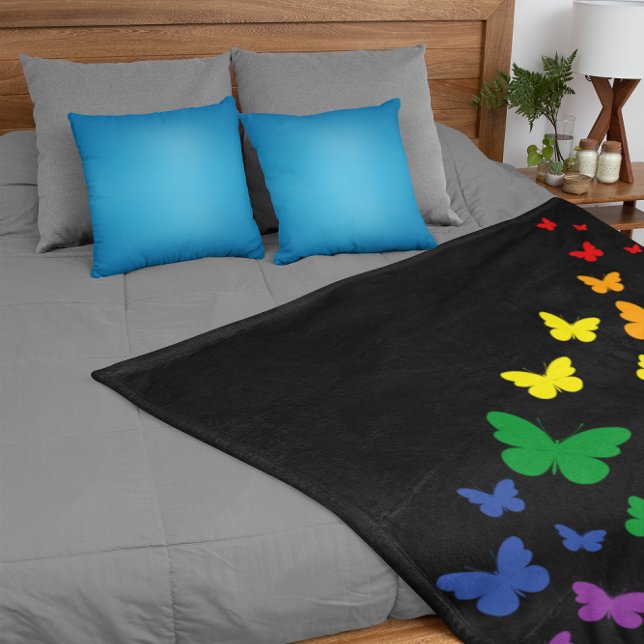 LGBTQ Rainbow Butterfly Trail Sherpadecke (Von Creator hochgeladen)