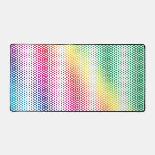 LGBTQ Rainbow Dots Flag Farben Gay Design Schreibtischunterlage