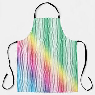 LGBTQ Rainbow Dots Flag Farben Gay Design Schürze