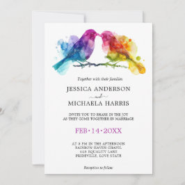 🌈 LGBTQ Rainbow Einladung