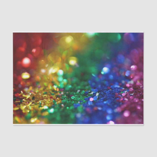 LGBTQ-Rainbow-Farben Seidenpapier (Vorderseite)