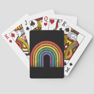 LGBTQ Rainbow Flag Gay Pride LGBT Awareness Allied Spielkarten