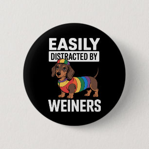 LGBTQ Rainbow Gay Button