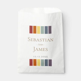 LGBTQ Rainbow Gay Elegant Wedding Geschenktütchen