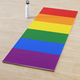 LGBTQ-Rainbow-Gay Pride-Flag - einseitige Printwer Yogamatte