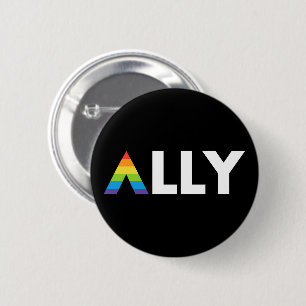 LGBTQ Rainbow LGBT Button
