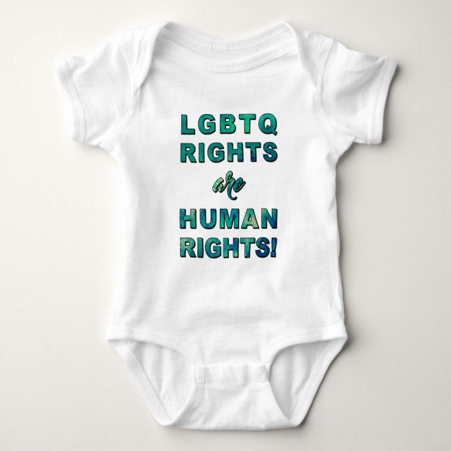 LGBTQ-RECHTE BABY STRAMPLER (Vorderseite)