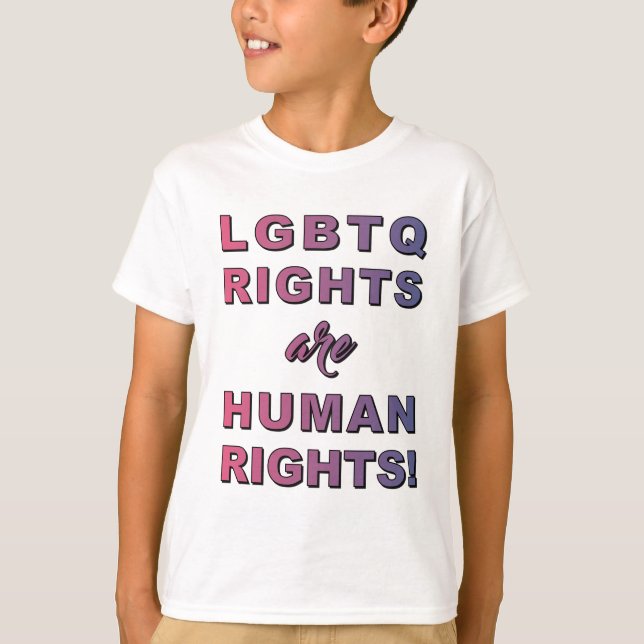 LGBTQ-RECHTE T-Shirt (Vorderseite)
