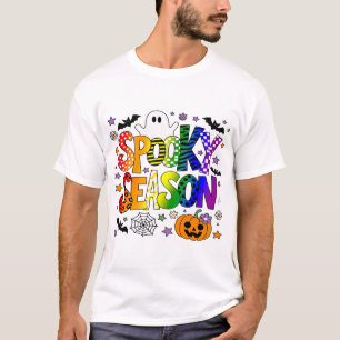 LGBTQ Regenbogen Grusel-Saison Halloween T-Shirt
