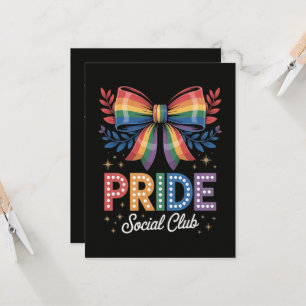 LGBTQ-Regenbogen-Schleife Einladung