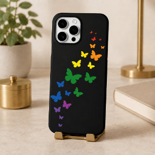 LGBTQ Regenbogen-Schmetterlingspfad Case-Mate iPhone 14 Pro Max Hülle