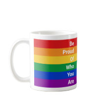 LGBTQ-Regenbogen, seien Sie stolz darauf, wer Sie