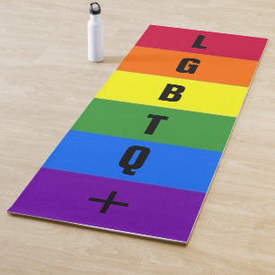 LGBTQ+-Regenbogen Yogamatte