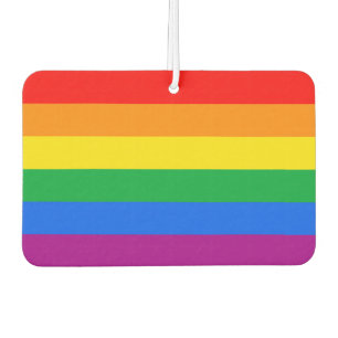 LGBTQ+-Regenbogenfarben Autolufterfrischer