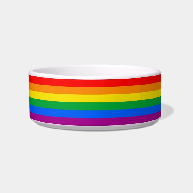 LGBTQ+-Regenbogenfarben Napf (Vorderseite)