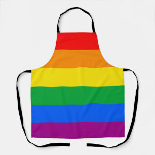 LGBTQ+-Regenbogenfarben Schürze