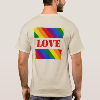 LGBTQ+-Regenbogenfarbenstreifen für den Monat der T-Shirt