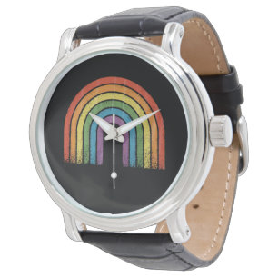 LGBTQ-Regenbogenflagge Gay Pride LGBT-Bewusstsein  Armbanduhr