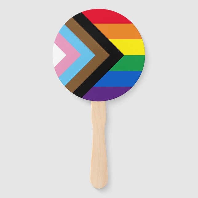 Lgbtq Regenbogenflagge inklusive Diversity Gay Pri Fächer (Vorderseite)