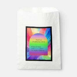 Lgbtq-Regenbogenhochzeit Geschenktütchen