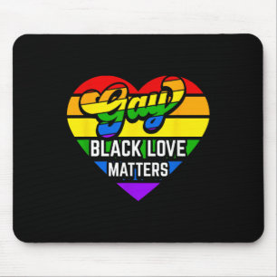 Lgbtq Resist Fist Gay Pride Schwarze Liebe S Bewus Mousepad