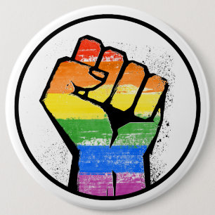 LGBTQ-RESISTENZ - - BUTTON