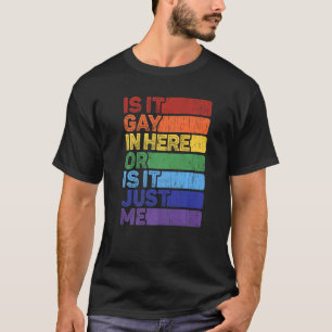 Lgbtq Retro Lgbt Pride Gay Trans Ist es schwul Vin T-Shirt