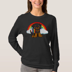 Lgbtq Rottweiler Dog Gay Lesbian Pride Rainbow Equ T-Shirt