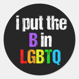 LGBTQ RUNDER AUFKLEBER