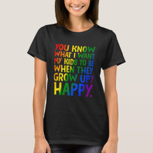 LGBTQ Sie kennen Rainbow LGBT, was ich Gay Pride G T-Shirt