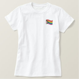 LGBTQ+-Statusanzeige Besticktes T-Shirt