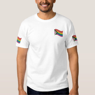 LGBTQ+-Statusanzeige Besticktes T-Shirt