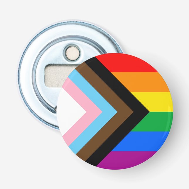 LGBTQ+-Statusanzeige Flaschenöffner (Vorderseite)