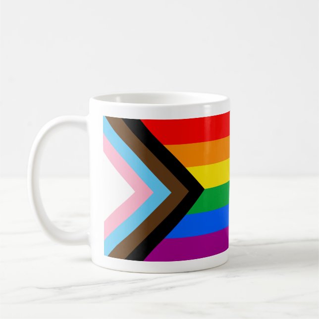LGBTQ+-Statusanzeige Kaffeetasse (Links)