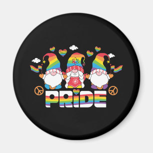 LGBTQ - Stolz - Garten-Gnome - Regenbogenfarbe Magnet