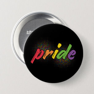 LGBTQ - Stolz - Regenbogenfarben Button