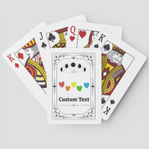 LGBTQ Stolz Tarot Zodiac Regenbogen Magie anpassen Spielkarten